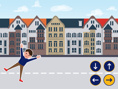 Let's Roll! game design game level illustration