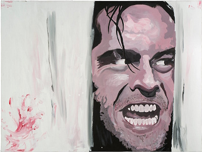 Jack acrylic horror movies painting