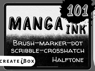 101 Japanese Manga ink brushes