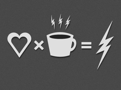 Equation II :-) coffee equation film noir fireworks fun heart movie movies thunderbolt