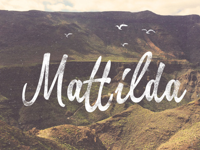 Mattilda brush calligraphy cursive font free script type typeface urban vintage wedding