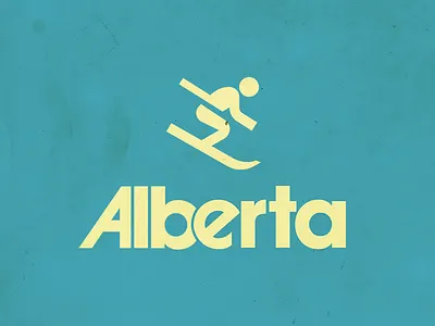 Alberta poster typography