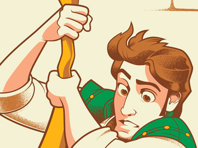 Tangled Flynn close-up derby disney nakedderby scott tangled