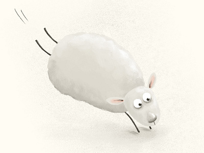 May all the sheeps be with you 2015 digital illustration sheep