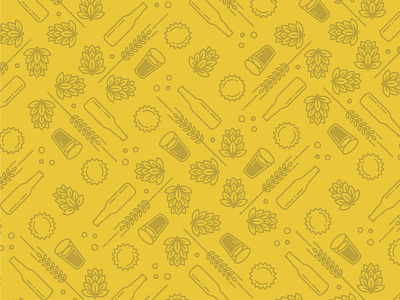 Beer Pattern beer illustration pattern