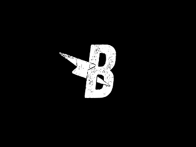 The Brickyard monogram distressed imperfect logo logotype music quirky rock n roll typography venue