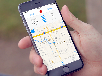 Track gps ios iphone route