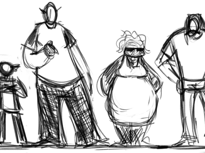 MHM Character Shapes character design mixed humanoid mayhem