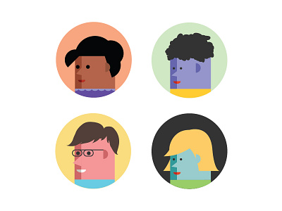 More Peeps avatar face illustration people person
