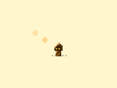 It's soooo hot! 8 bit character jawa pixel star wars