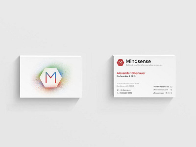 New 2015 Business Cards branding business cards identity logo mindsense paint spray