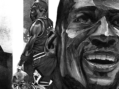 HIS AIRNESS 23 drawing jordan michael mvp nba thatt