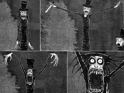 Babadook fan art competition, stills illustration