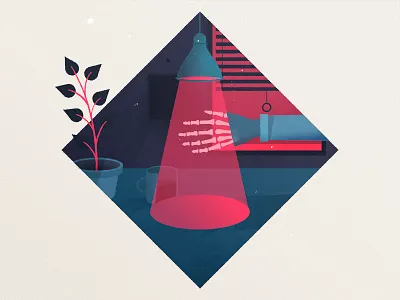 Skeleton coffee illustration lights skeleton