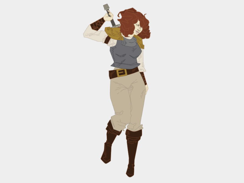 animated knight after effects animation illustration