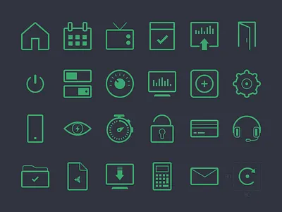 Web Icon Set chronometer download file flat flat icons folder icon set icons line settings sports web