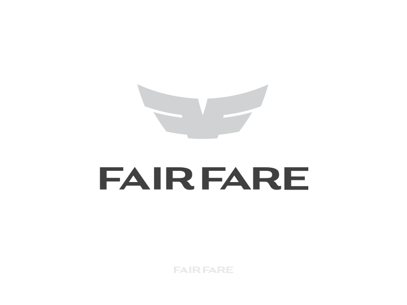 Faifare logo branding design flight identiny logo logotype symbol wings