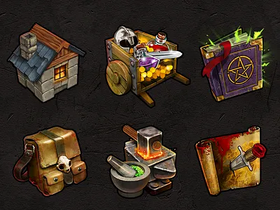 Icons game icons ui