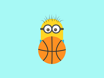 Minion Basketball basketball illustration minion minions