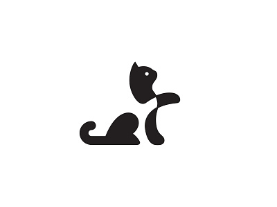 Black Cat cat design identity illustration logo logotype mark symbol