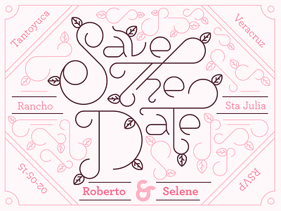 Save The Date invitation save the date weeding