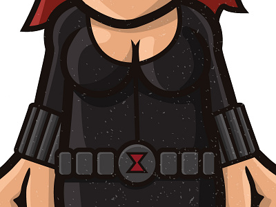 Black Widow avengers black widow comics hero illustration marvel vector widow