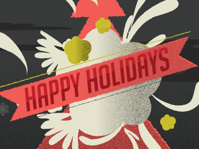 Happy Holidays christmas design happyholidays illustration lex trickett lex trickett studio styleframes xmas