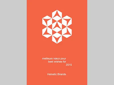 Best wishes for 2015 2014 2015 flake happy hexagon new snow year