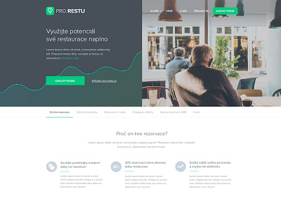 pro.restu.cz microsite clean graph green microsite proxima nova simple