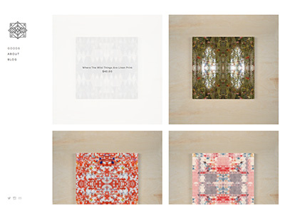 BRDG store website clean design minimal pattern simple store ui ux website