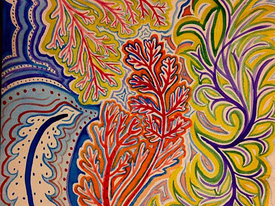 Fronding Fleurettes biomimicry capillaries fractal leaves veins