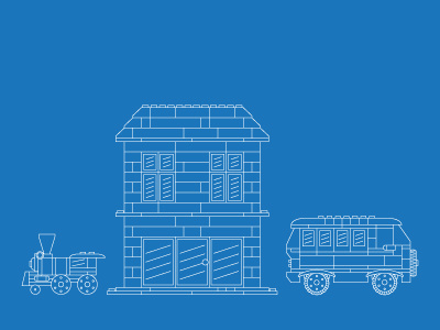 LEGO Blueprints blueprint design illustrator lego