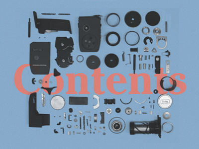 Contents camera design super 8