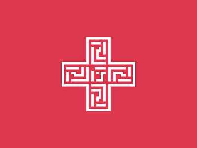 Pharmacy wip cross logo pharmacy plus red symbol