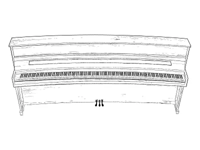 236-Key Upright