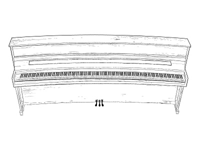 236-Key Upright