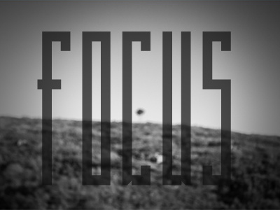 Focus bw focus photo