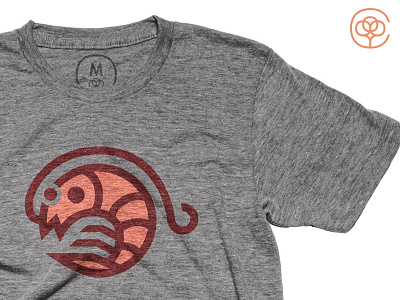 Shrimpy Tee Shirt on Cotton Bureau bureau cotton lines pink roundimals shrimp shrimpy thick tshirt