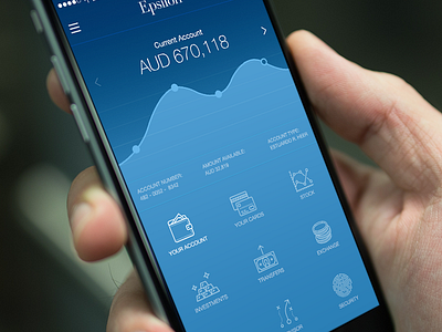 Dashboard ~ Mobile Banking app design interactive ios iphone mobile product product design ui ux web