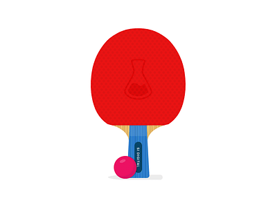 Ping Pong Paddle illustration jobs ping pong