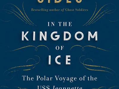 In the Kingdom of Ice / pt. II book cover gradients ice lettering polar publishing type typography