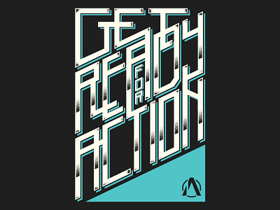 Squader action apparel clothing lettering merch typo typography