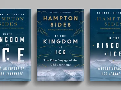 In the Kingdom of Ice book cover ice polar publishing type typography
