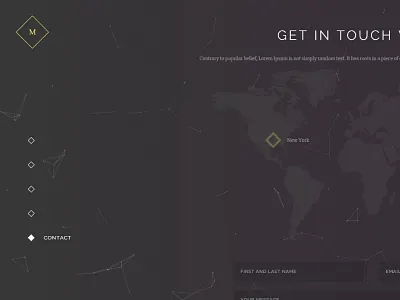 Contact page contact ui web