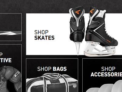 Hockey Supremacy ecommerce hockey magento navigation skates