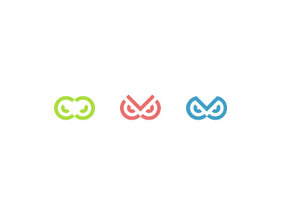 Owls 2015 animal bird geometric joseph j. shields joseph shields logo modern owl simple wildlife