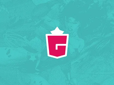 Super G! brand girl girls logo