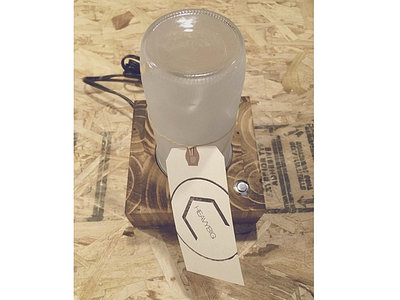 Jar Lamp. Finished product. jar lamp tangible