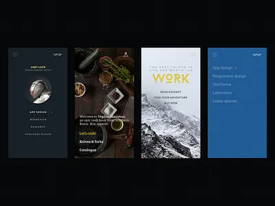 TapTap mobile menu for WP android big image clean customizable ios iphone menu mobile menu smartphone touch wordpress wordpress menu