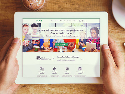 SDL - New Homepage homepage ipad mockup photography sdl ui website